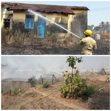 Fire breaks out in WRD residential quarters in Dhargal