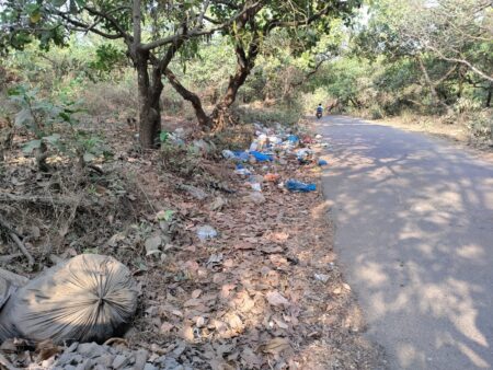 Black spots reappear on Agonda bypass road