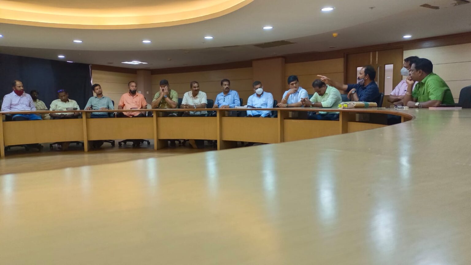 Meeting discusses pre-monsoon works at Baina