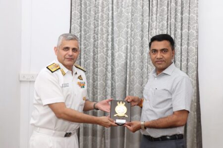 FOGA meets CM Sawant, assures Navy’s support to govt
