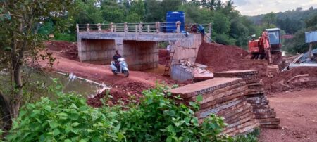 Agonda’s Borim-bridge structural works complete; Work on reinstating river flow begins