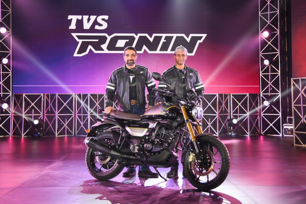 TVS Motor Company launches the allnew TVS RONIN; forays into the