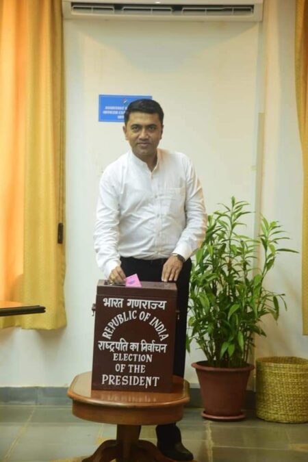 Goa votes for new President of India; Murmu expected to get 25 + votes