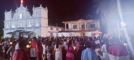 Mother Mary procession taken in Agonda