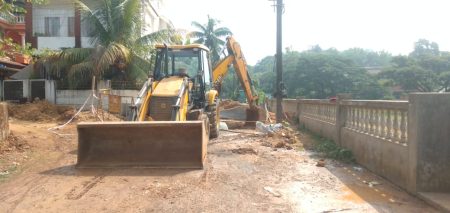 Panchayat revoked NOC for STP but digging for project continues at Curti