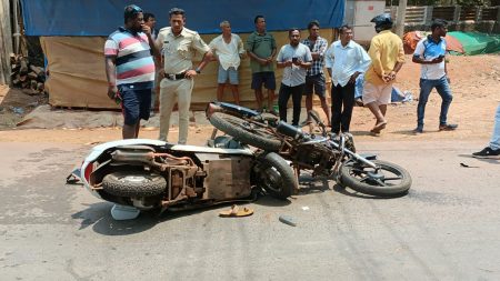 Two bike riders seriously injured in a major bike collisions