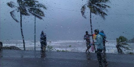 Monsoon-2023 seasons first rains lashes Canaocna coast