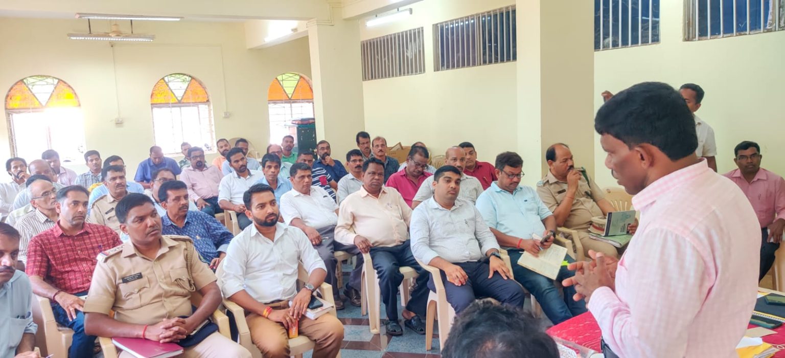 Goa Speaker Tawadkar reviews pre-monsoon \works in Canacona