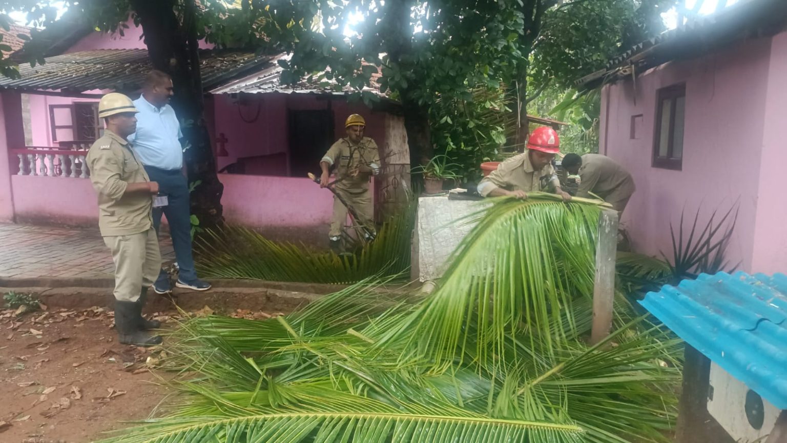 First Showers Wreak Havoc in Goa’s Port Town