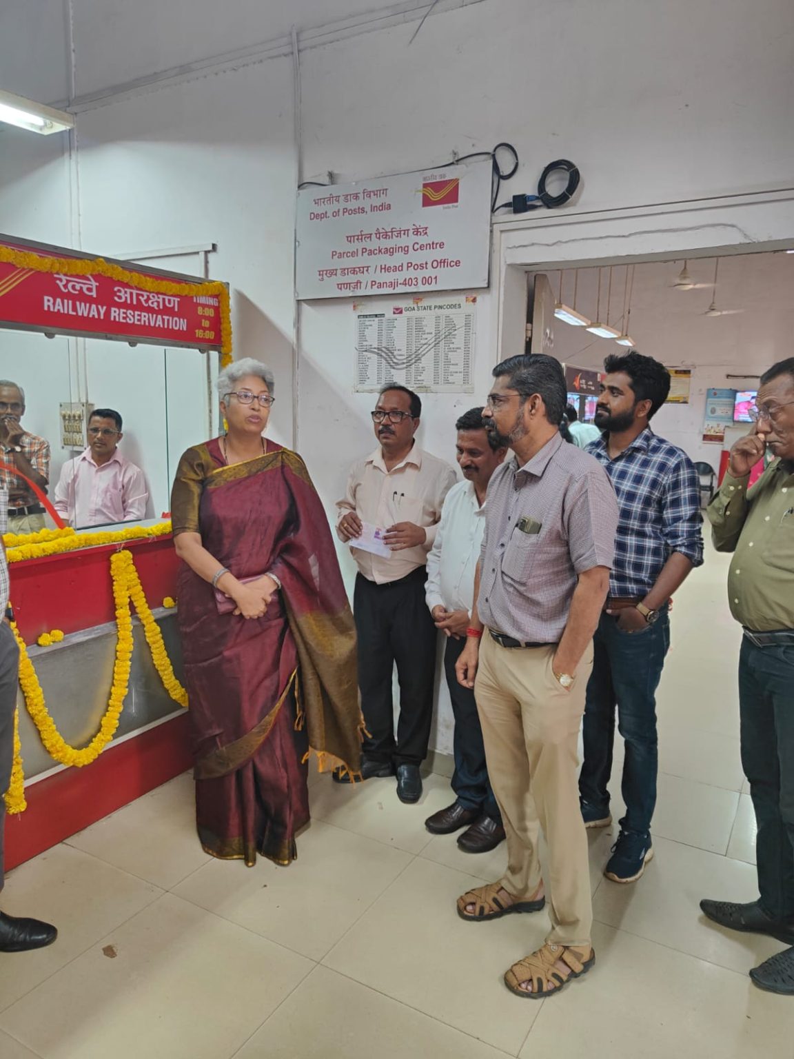 Railway Ticket Counter Opened At Panaji POst Office; 5th In Goa