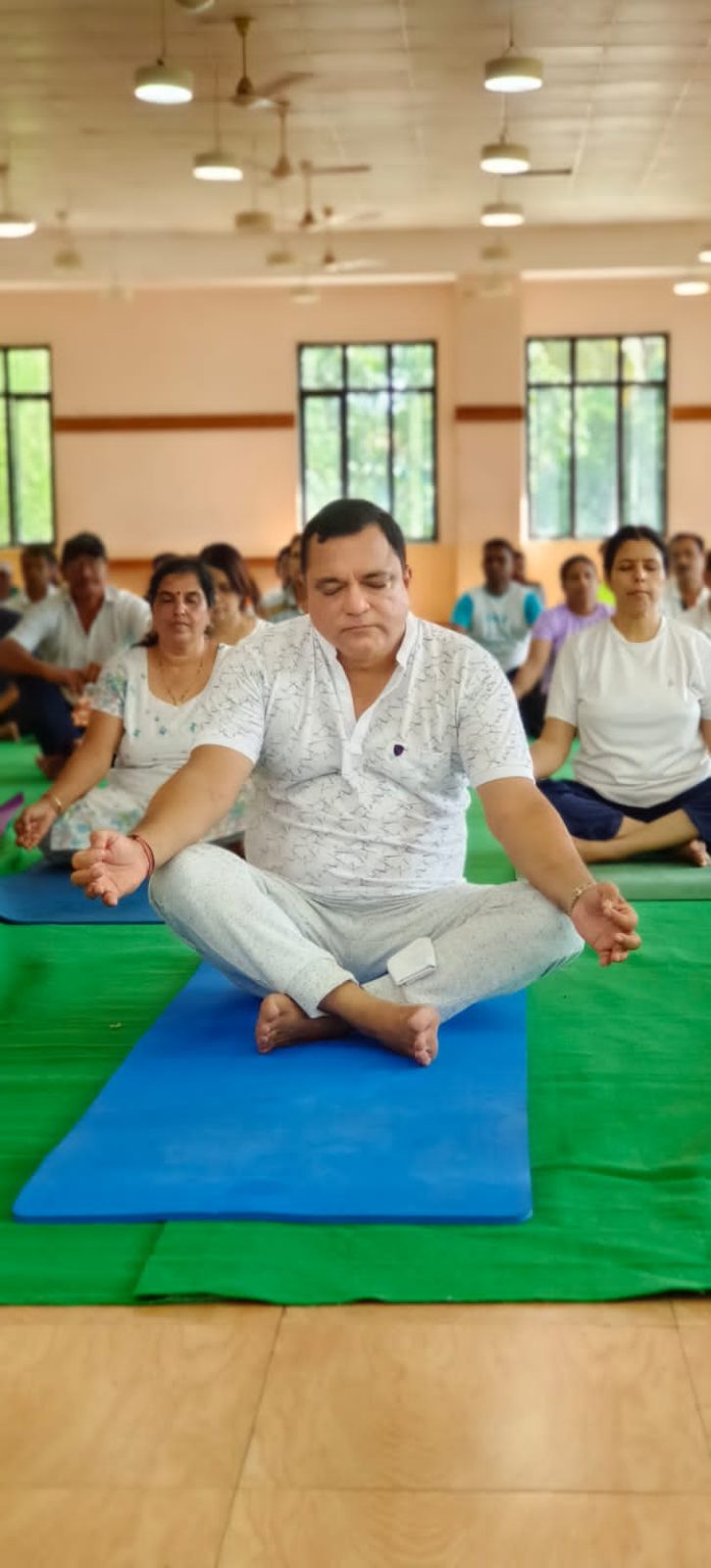 Yoga is a union of mind, body and Soul says Panchayats Min Mauvin Godinho on International Yoga Day