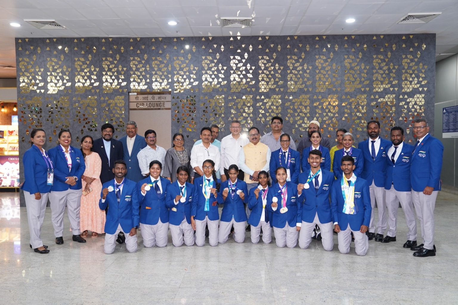 Goa’s Olympic champions arrive to a rousing welcome