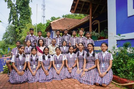 Shri Nirakar Vidyalaya Canacona taluka Yoga Champions