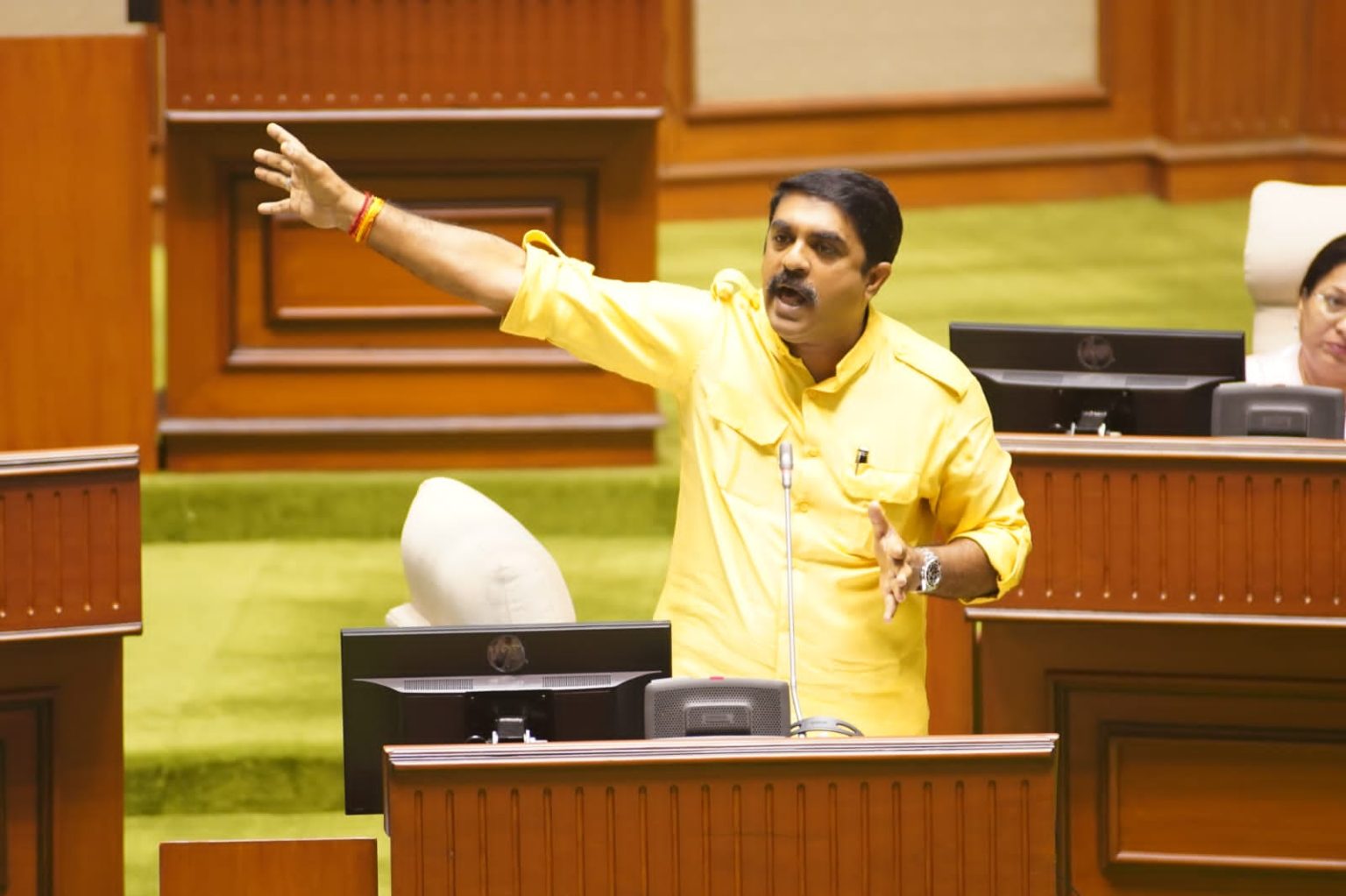 Bumpy “Smart City” Ride For Goa CM In Assembly