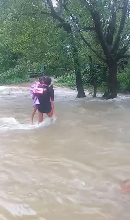 DEVELOPED GOA? Parents Still Forced To Carry Children To Schools in These Villages