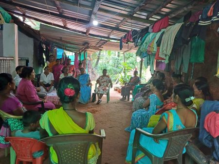 Cong workers interact with women, hear their grievances in remote Cotiago