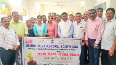 ‘Maati’ from 7 Canacona villages collected, to be delivered to Delhi under ‘Meri Maati Mera Desh’ initiative