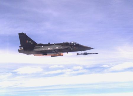 LCA Tejas successfully test-fires indigenous ASTRA Beyond Visual Range air-to-air missile off Goa coast
