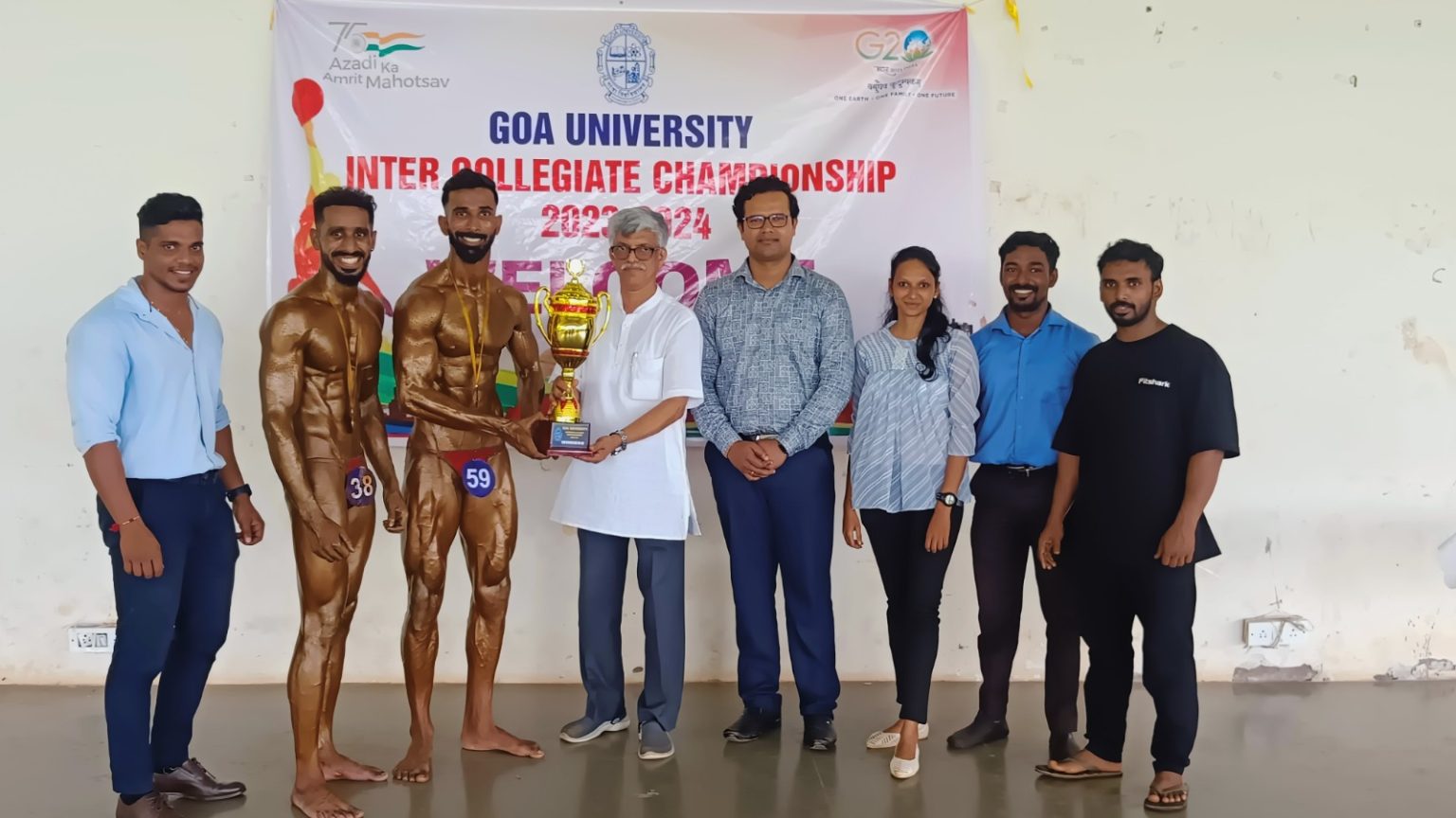 Don Bosco Win Goa University Physique Championship