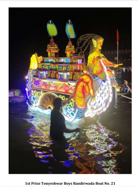 Tonyeshwar Boys, Bandirwada win Tripurari Pournima boat contest
