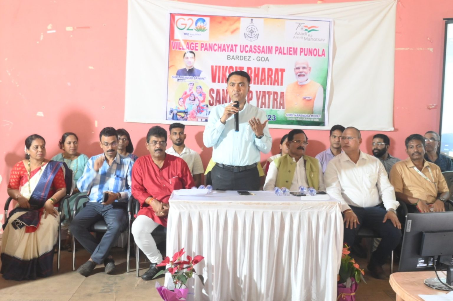 ‘Modi ki Guarantee ki Gadi’ received enthusiastic welcome in all parts of Goa, says CM Pramod Sawant