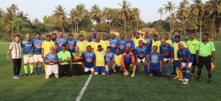 Senior Citizens FC (North) Secures a Dominant Victory Over Shimoga Seniors in Exhibition Football Match
