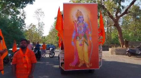 Canacona turned to saffron to mark historic opening of Ram Temple