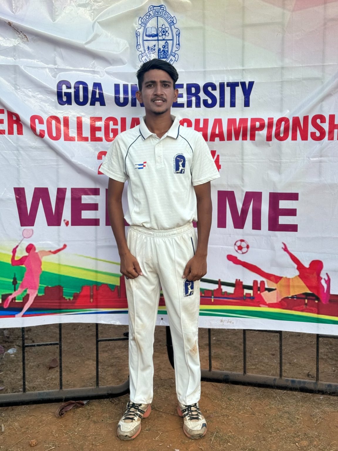 Govt College Quepem, MES Vasant Joshi College register wins in Goa University circket