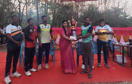 Young Maratha defeats Krishna Boys to lift Mega Boys Canacona Cricket Trophy