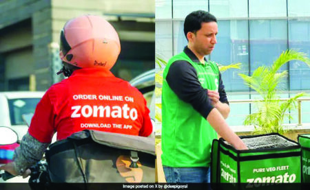 Zomato Scraps Green Uniform For Veg Fleet Amid Row