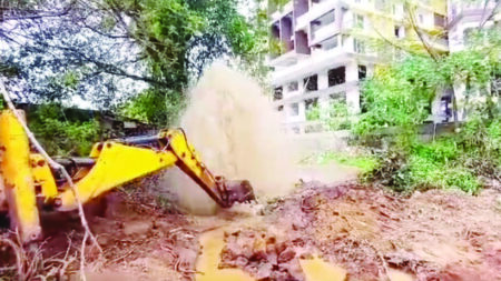 JCB damages water pipeline at Davorlim; supply affected