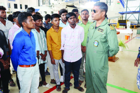 Coast Guard Goa conducts institutional visits for NIT Coimbatore students