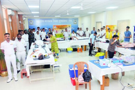 Indian Coast Guard holds blood donation camp