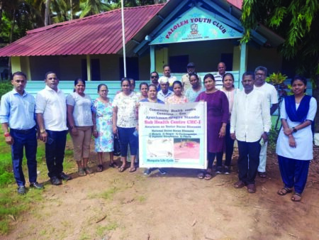 Amidst fear of Dengue cases, Congress holds awareness drive in Canacona