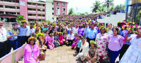 Principal, teachers, students of St Andrews HSS participate in Sao Joao celebrations at Vaddem, Vasco