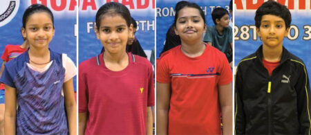 Mini & Sub Junior Major Ranking Badminton – Amaira, Aditi, Komal, Kanika move into semis