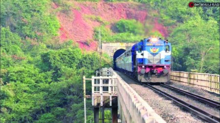 Train ops hit in Goa’s KRC route due to waterlogging, seepage in tunnel