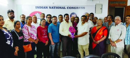 South Goa MP kicks off meetings with Congress block members
