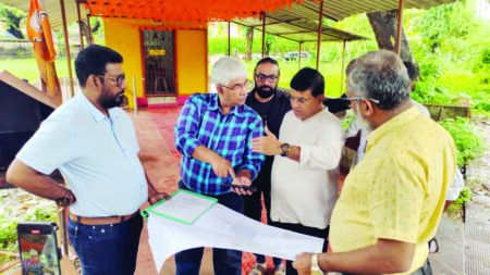Joint Inspection Paves Way for Revitalization of long pending Baina Garden project