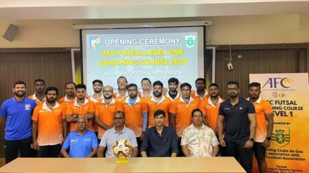 AFC Futsal Level One Coaching Course Launched in Goa