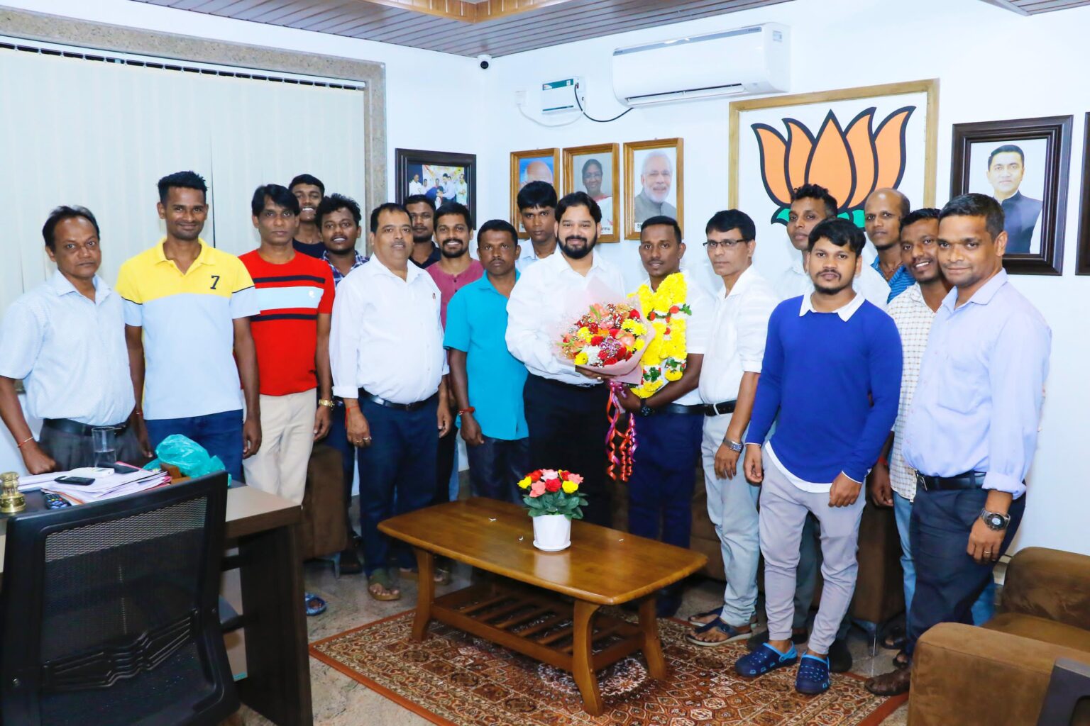 Sachin Gaude elected new Cumbarjua sarpanch