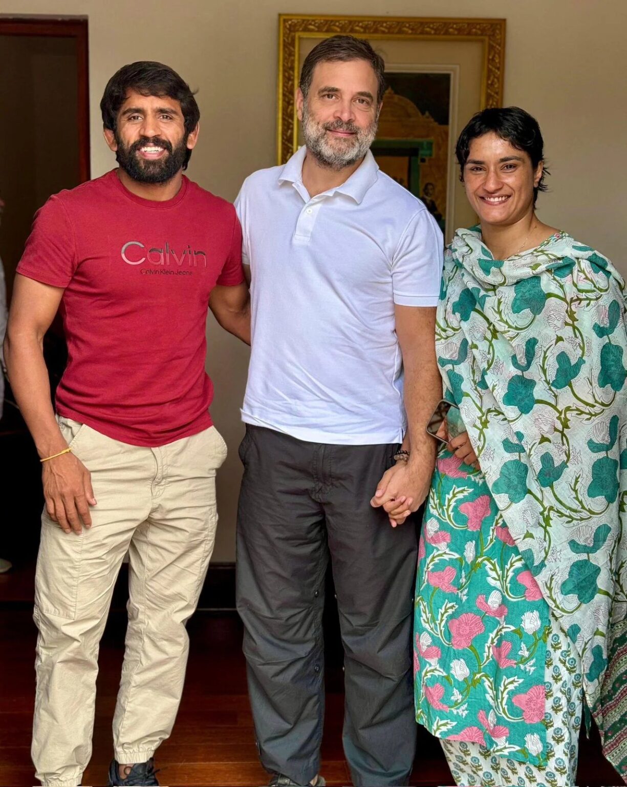 Vinesh Phogat, Bajrang Punia To Contest Haryana Polls As Congress Candidates