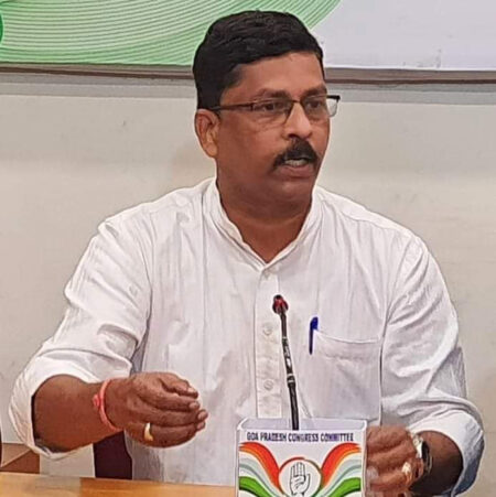 Min Subhash Shirodkar must immediately says Cong’s Amarnath Panjikar