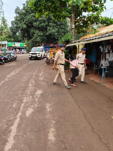 Old Goa Police arrested inter-state notorious HBT offender from Kavate Mahakal