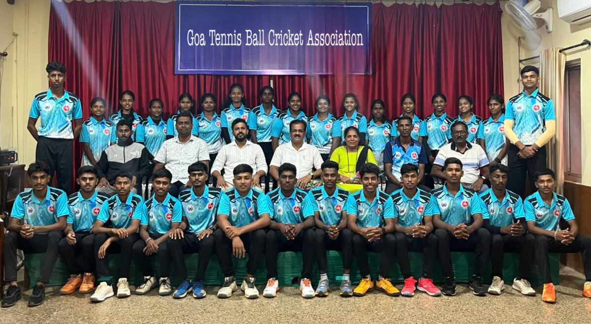 Tennis Ricket Tennis ball cricket teams selected - Goemkarponn - Goa News