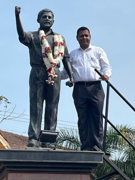 Goencho Raponkaracho Ekvott and MP Capt. Viriato Fernandes Criticize BJP Government on Matanhy Saldanha’ 76th Birth Anniversary