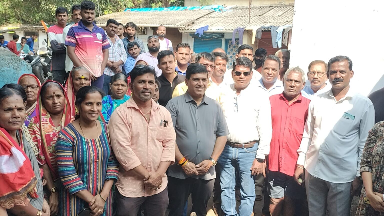 Vasco MLA Krishna Salkar launches sewerage works worth Rs 11.6 lakhs at Mangor