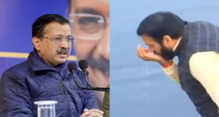 Arvind Kejriwal Says Haryana Chief Minister “Spat Out” Yamuna Water, BJP Responds