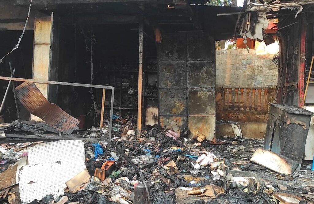 Fire Breaks Out at MMC Sunday Market