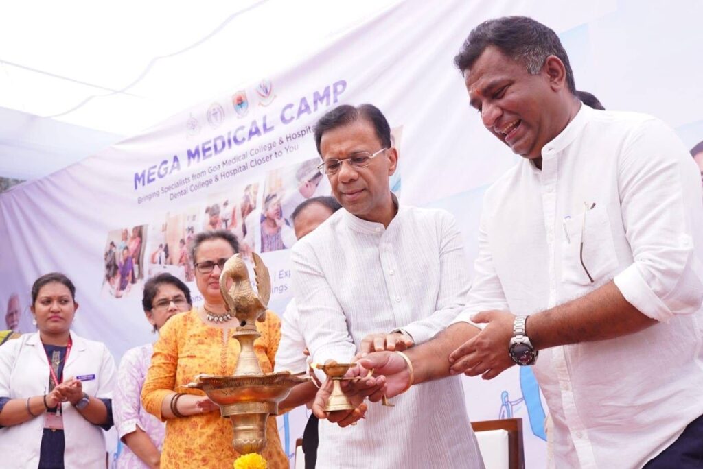 Mega Health Camp in Saligao